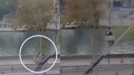 Ladrones del Louvre escaparon en una escalera eléctrica, revelan video inédito tras el robo