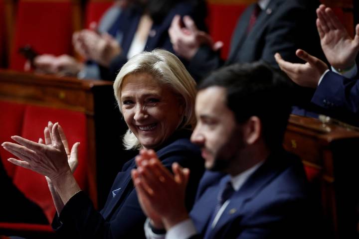 La sonrisa de Marine Le Pen