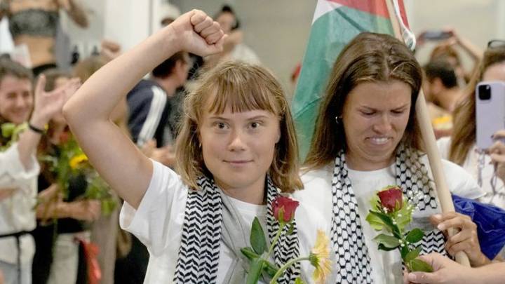 Greta Thunberg among Gaza aid flotilla activists deported as Israel