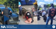 Guerra de motociclistas en La Plata: 13 demorados, tres heridos y armas incautadas