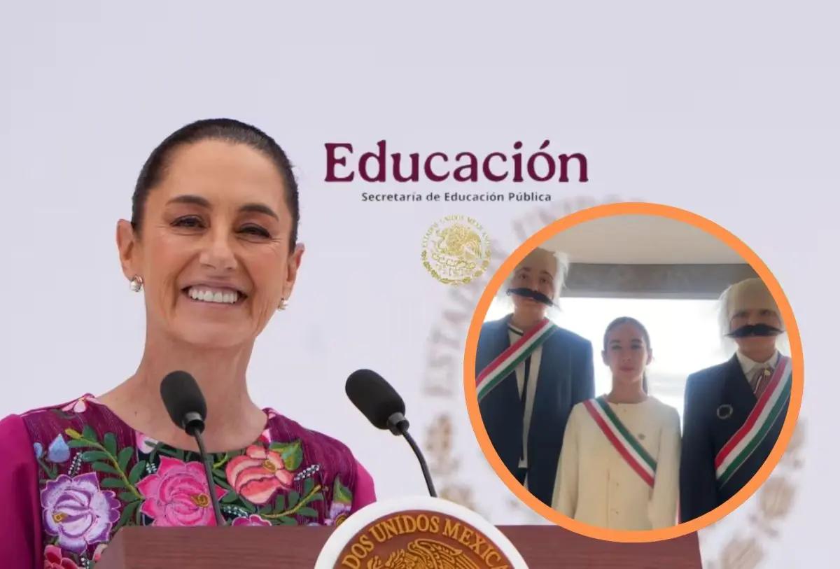 “Más preparatorias que queden cerca de la casa”: El remix viral de Claudia Sheinbaum en TikTok