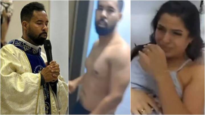 Habló el novio de la joven que fue sorprendida junto a un cura semidesnudo: “Ruptura de confianza”