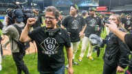 Brewers owner Mark Attanasio let out a scream like he…