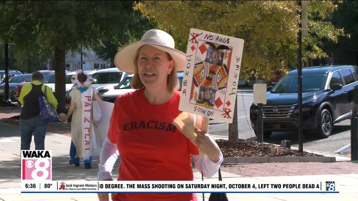 Hundreds Join ‘No Kings’ Protest in Downtown Montgomery