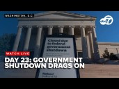 GOP leaders address stalled shutdown talks on day 23