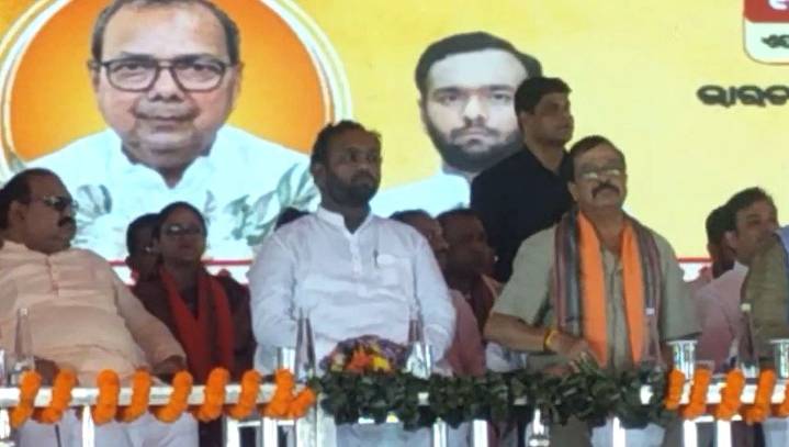 BJP’s power show in Nuapada; top leaders rally behind Jay Dholakia