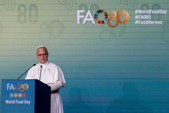 Pope to UN Food and Agriculture Organization: ‘Slogans do not lift people out of poverty’