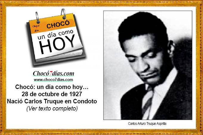 Chocó: un día como hoy… 28 de octubre