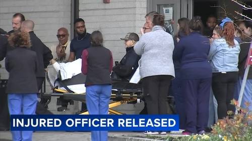 Plymouth Township police officer released from hospital after parking lot attack