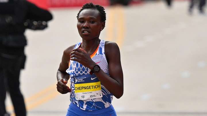 Ruth Chepngetich, marathon world record holder, banned 3 years after positive test