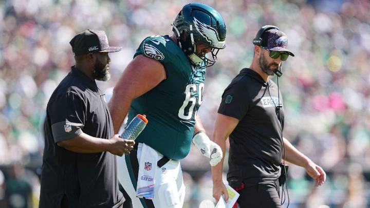 Eagles guard Landon Dickerson ruled out with ankle injury