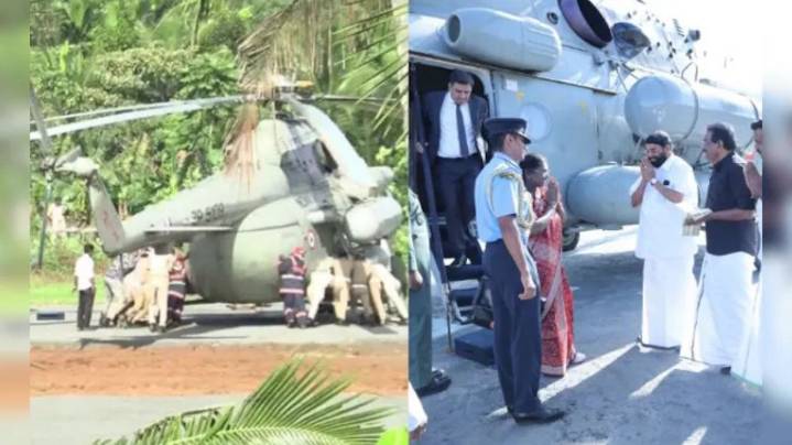 President Droupadi Murmu Narrowly Escapes Incident as Helicopter Wheels Sink into Fresh Concrete at Kerala Helipad