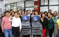 Entrega UAdeC mobiliario al idea y Preparatoria Número Uno
