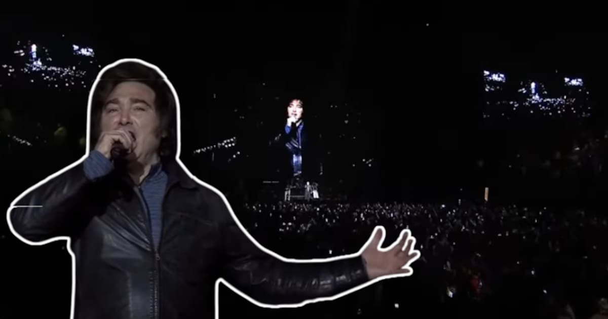 VIDEOS: Presidente de Argentina Javier Milei presenta CONCIERTO en medio de crisis
