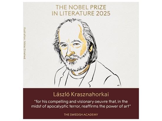 2025 Nobel Literature goes to Hungarian novelist Krasznahorkai [ FULL VIEW ]