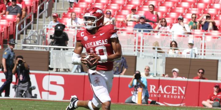 SEC matchup features No. 12 Tennessee squaring off against Arkansas