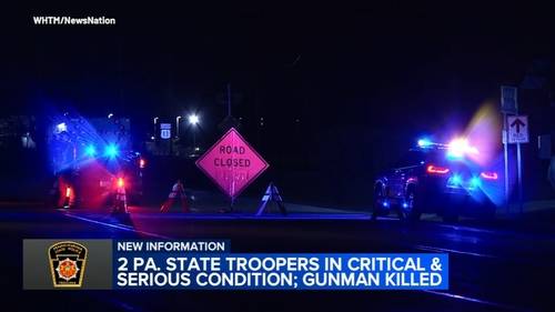 2 Pennsylvania state police troopers shot, gunman killed, in Antrim Township, Franklin County