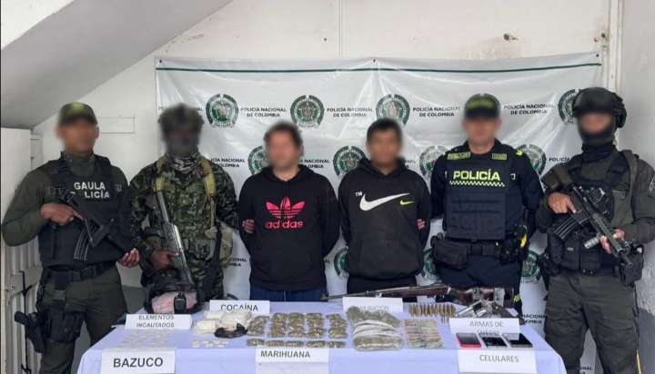 Capturan a Dos Sujetos que se Hacían Pasar por Integrantes del Clan del Golfo en Risaralda