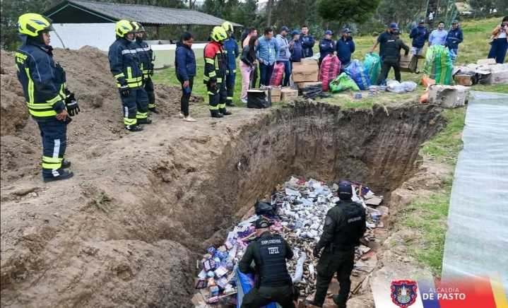 «Pasto se Deshace de Media Tonelada de Pólvora Ilegal: Un Paso hacia la Seguridad Ciudadana»