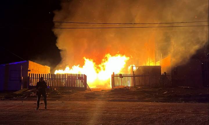 Margen Sur: incendio en una vivienda