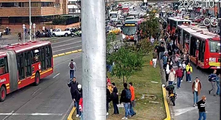 Transmilenio: viernes con movilidad complicada en Bogotá por manifestaciones