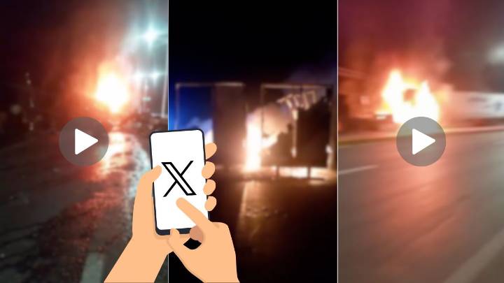 Así se vivió la madrugada de bloqueos y camiones incendiados en Zacatecas