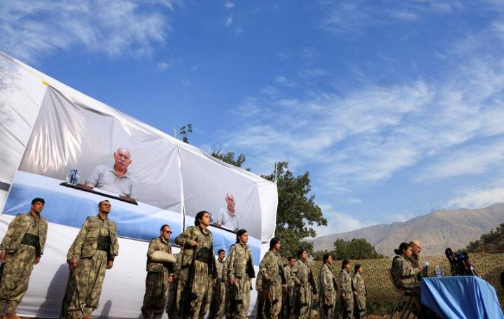 Kurdish PKK militants announce withdrawal from Turkey as part of disarmament