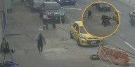 Video captó el momento exacto en que un intento de hurto terminó con un ladrón fallecido y otro herido grave en Bogotá