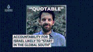 Accountability for Israel likely to “start in the Global South”