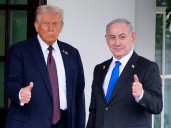 Trump worked on Mideast peace while world mouthed platitudes