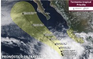 Se forma la tormenta tropical “Priscilla” frente a las costas de Jalisco y Colima