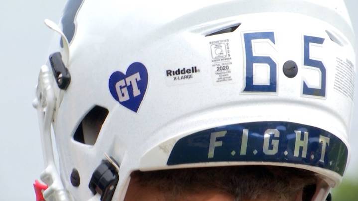Anderson County helmets honor beloved coach battling cancer