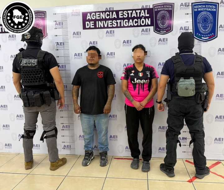 Capturan en Juárez a un masculino y una femenina involucrados en casos de secuestro