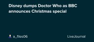Disney dumps Doctor Who as BBC announces Christmas special: ohnotheydidnt