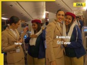 Watch: Woman shares her first-ever Emirates flight experience in viral video, in