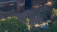 Part of a high-rise apartment building in New York City collapses, no injuries reported