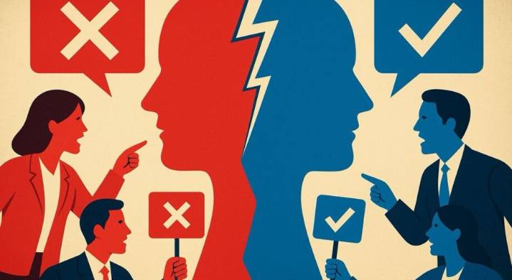 Polarización y politización política