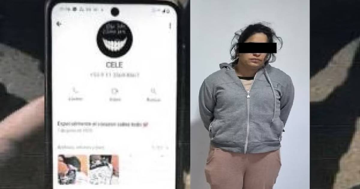 Difundieron mensajes de una de las detenidas