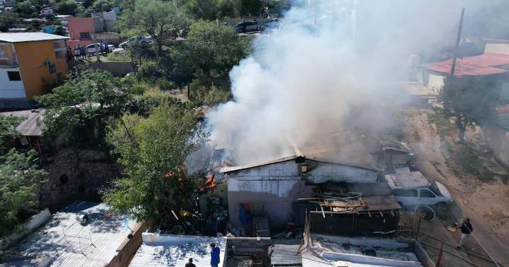 Se incendia domicilio en colonia Centro de Nogales