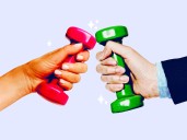 Forget happy hour. The new team-bonding activity is a HIIT workout.