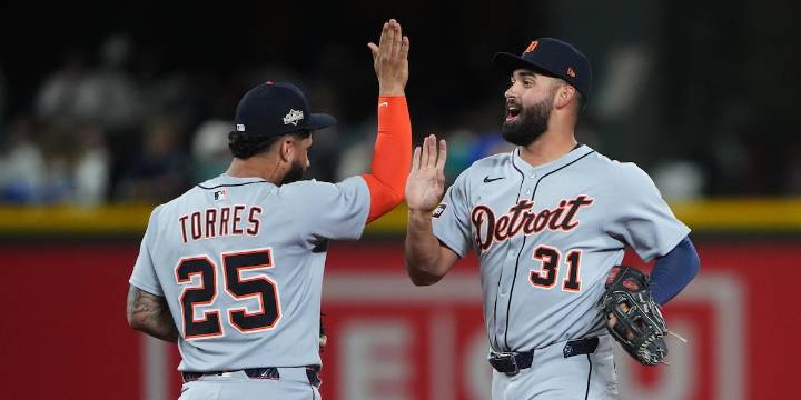 Tigers beat Mariners 3-2 in 11 innings in ALDS opener