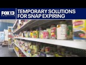 Temporary solutions for SNAP benefits expiring