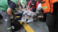 Diez heridos y un detenido en la marcha de los jubilados