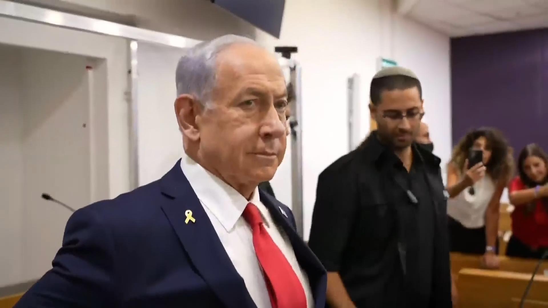 Netanyahu arrives in court to continue his testimony in ongoing corruption trial
