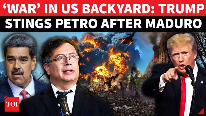 Trump ‘PUNISHES’ US Ally After Clash With Drug Leader’ Petro; Puts Tariffs, Halts Aid To Colombia