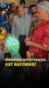 FM Sitharaman Meets Kinnal Idol Artist Who Saw 70% Sales Growth After GST Reforms