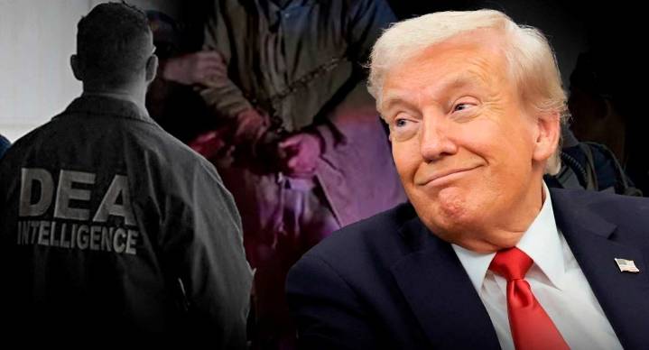 Trump asegura captura de más de 3 mil supuestos narcotraficantes y casi 69 mil kilos de narcóticos