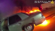 WATCH: Pulse-Pounding Footage Shows Cop Saving Woman Trapped in Burning Car