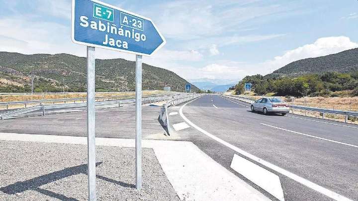 Avanzan las obras del tramo Sabiñánigo Este