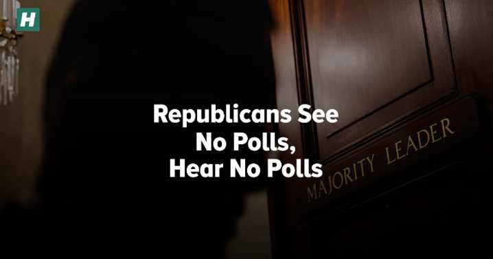 Republicans See No Polls, Hear No Polls